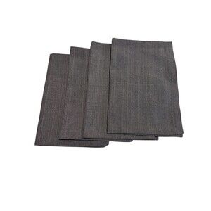 Dark Gray Textured Placemats Set Of 4